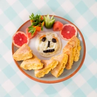 Smiling Flatbread with Egg