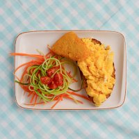 Scrambled Eggs On Toast