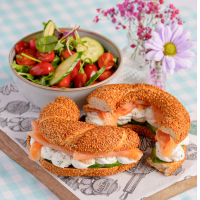 Smoked Salmon Simit