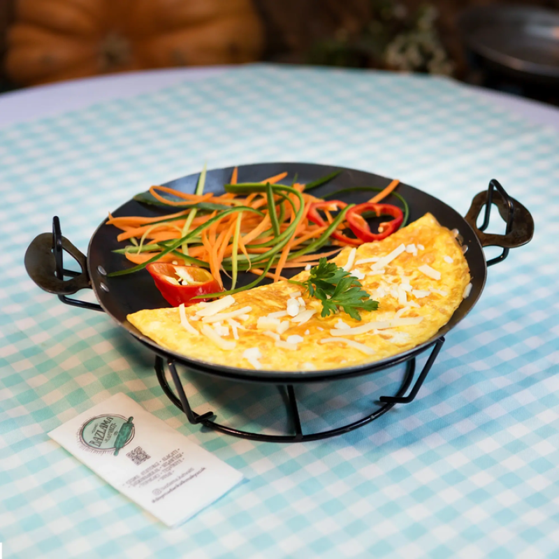 Griddle-Cooked Cheese Omelet
